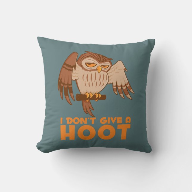 Jag Ge A Hoot Uggla Kudde (Framsida)