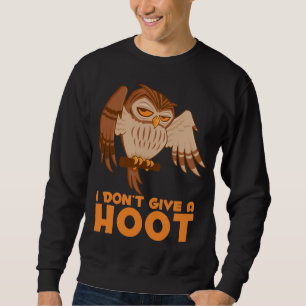 Jag Ge A Hoot Uggla Lång Ärmad Tröja