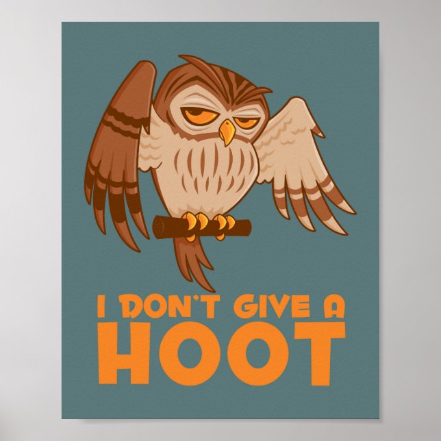 Jag Ge A Hoot Uggla Poster (Framsidan)