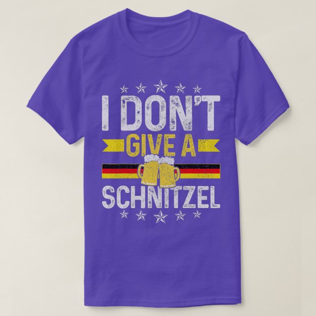 Jag Ge A Schnitzel-Oktoberfesten Flagga F T Shirt (Design framsida)