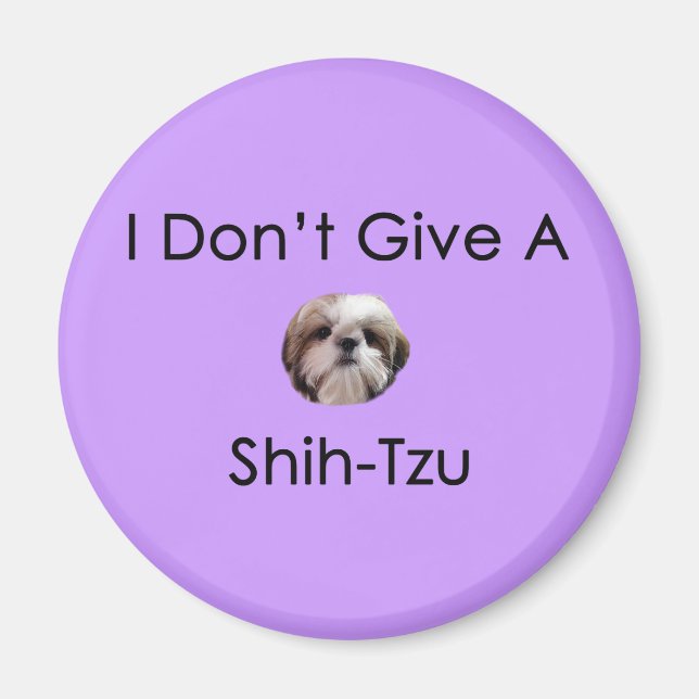 Jag Ge A Shih Tzu Magnet (Framsidan)
