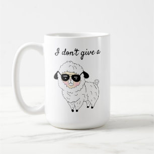Jag ge är inte.. Får Funny Sarcastic Humor Kaffemugg