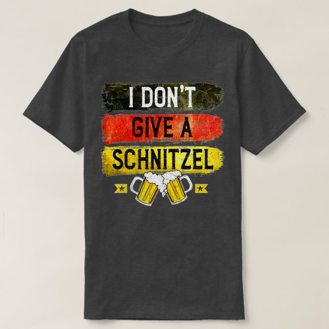 Jag Ge är inte Schnitzel Oktoberfest Beer-festival T Shirt (Design framsida)