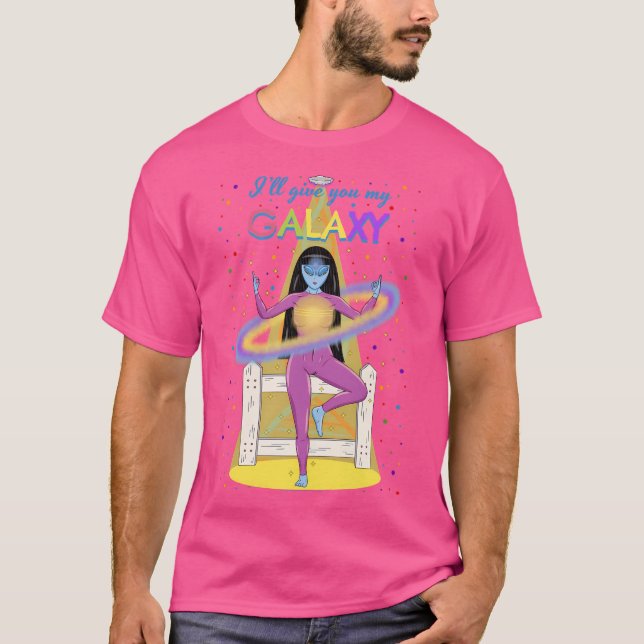 Jag Ge dig min Galaxy - öppen T Shirt (Framsida)