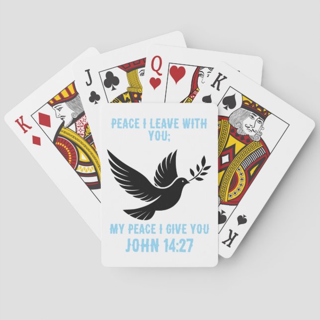 Jag ge er min fred casinokort (Baksidan)