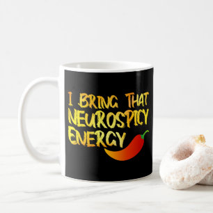 Jag ger den där neurospicy-energin Cool Neurospicy Kaffemugg
