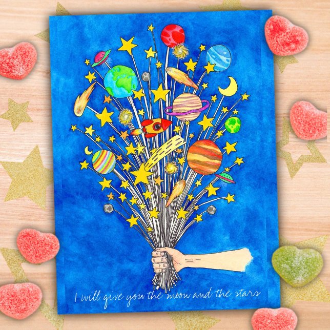 Jag ger dig månens och stjärnornas vykort (Skapare uppladdad)