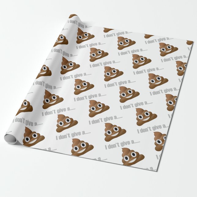 jag ger inte en poopemoji presentpapper (Utrullad)