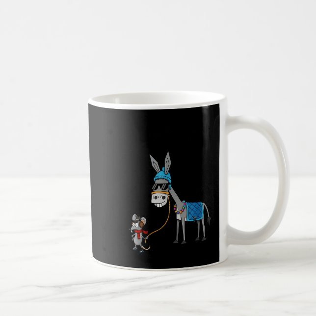 Jag Ger Inte En Ratt S Azz Mus Rolig Djur  Kaffemugg (Höger)