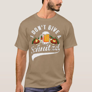 Jag Ger Inte En Schnitzel Oktoberfest Öl Festival T Shirt