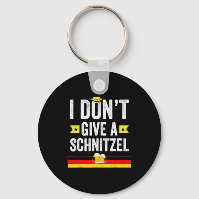 Jag Ger Inte En Schnitzel Tysk  Nyckelring (Framsida)
