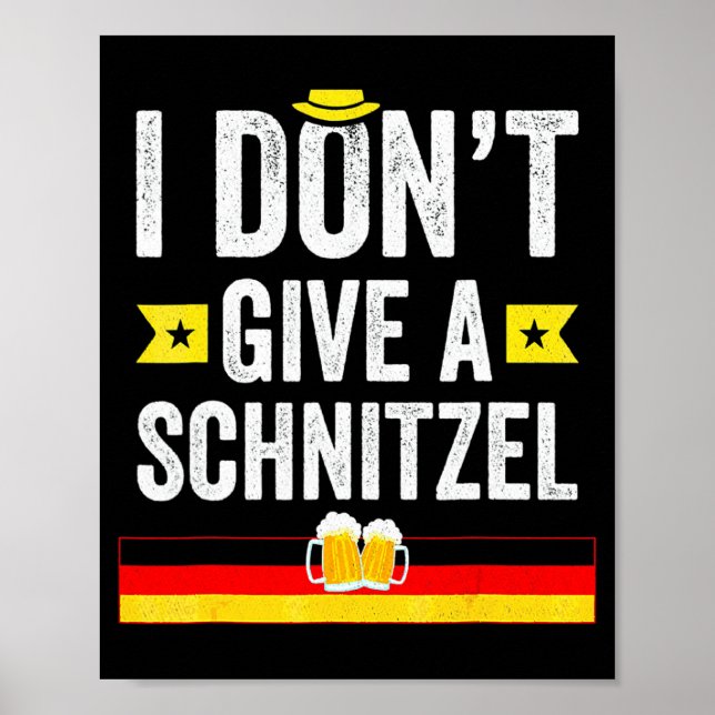 Jag Ger Inte En Schnitzel Tysk  Poster (Framsidan)