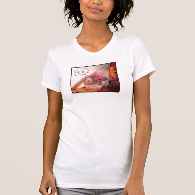 Jag ger inte en väl råtta… dig vet t shirt (Framsida)