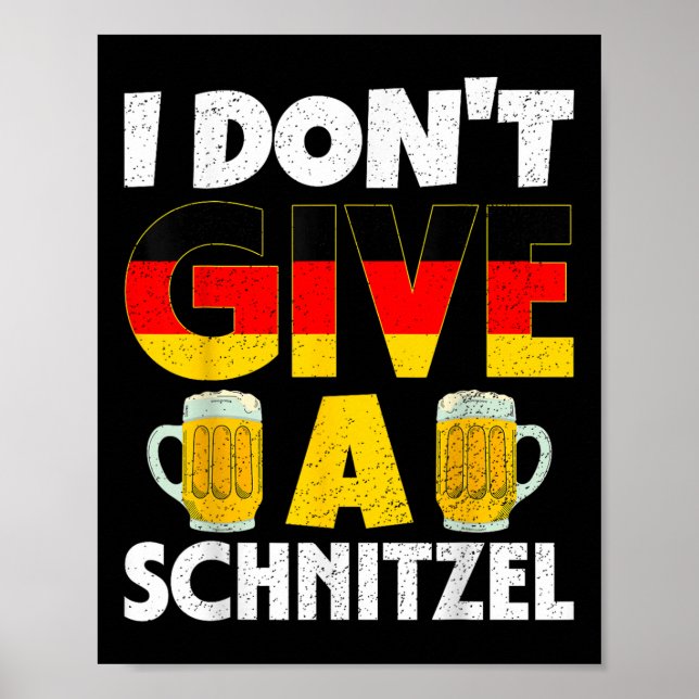 Jag ger inte Ge en Schnitzel-festivalöl... Poster (Framsidan)
