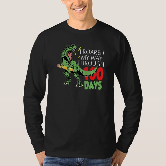 Jag gick igenom 100 dagar med skoldobau t shirt (Framsida)