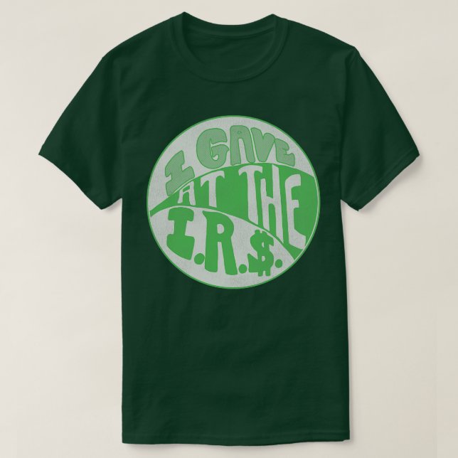 Jag gick på IRS T Shirt (Design framsida)