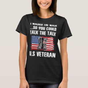 Jag gick så att du kunde prata med USA T Shirt