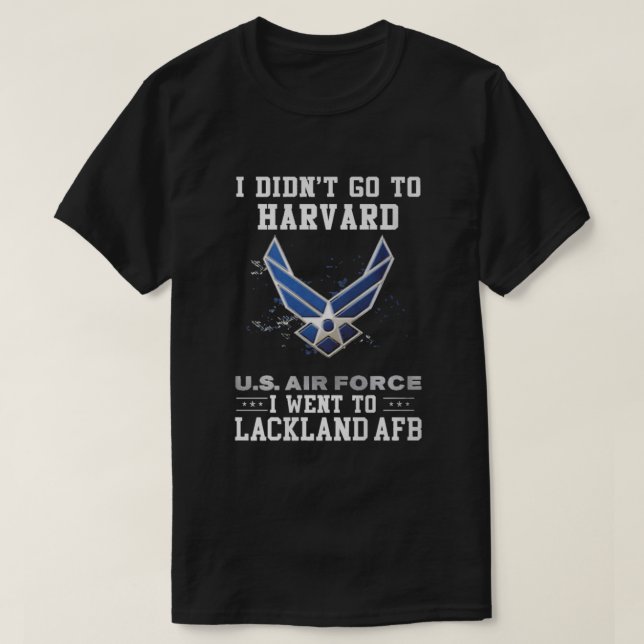 JAG GICK TILL LACKLAND AFB T SHIRT (Design framsida)