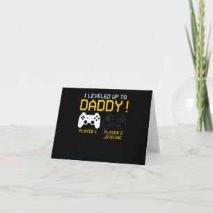 Jag gick upp till pappa T-shirt New Gamer Pappa-pr Inbjudan