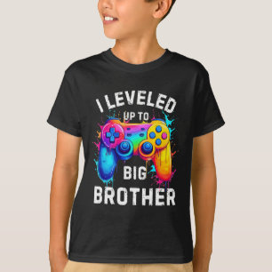 Jag Gick Upp Till Storebror Rolig Gamer Splash Art T Shirt