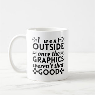 Jag gick utanför gången. Grafiken var inte den bra Kaffemugg