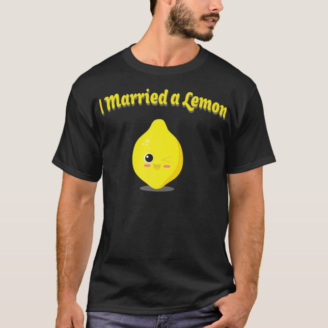 Jag gifte mig med en lemon-besatt mat Manar Womens T Shirt (Framsida)
