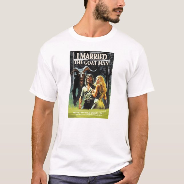 Jag gifte mig med Goat Man T Shirt (Framsida)
