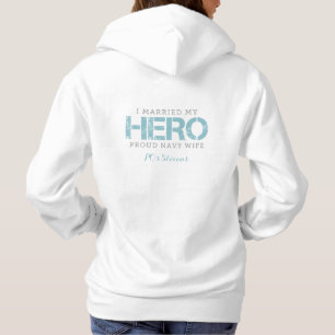 Jag gifte mig med min Hero - Sailors fru Tee Shirt