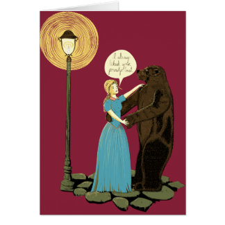 Jag gillade alltid din bäst porridge hälsningskort