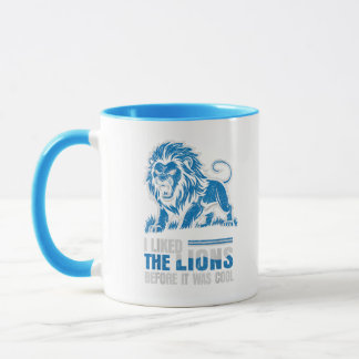 Jag gillade Lejonen innan det var coola Lejonen Sa Mugg