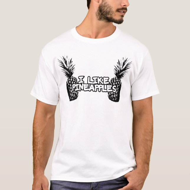 JAG GILLAR ANANAS! TEE (Framsida)
