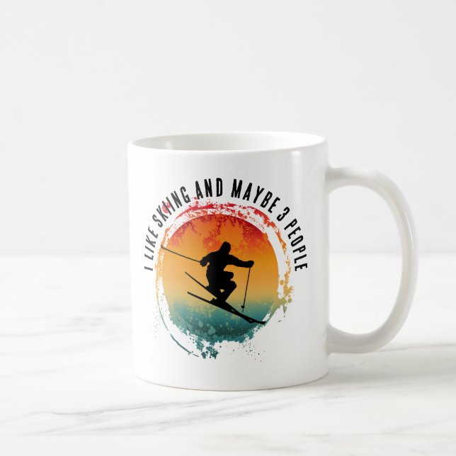 JAG GILLAR ATT ÅKA SKIDOR OCH KANSKE 3 PERSONER KAFFEMUGG (Höger)