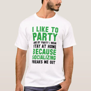 Jag Gillar Att Festa T Shirt