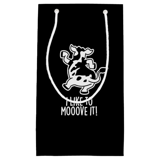 Jag gillar att flytta den till en fin Cow Pun-Mörk (Framsidan)