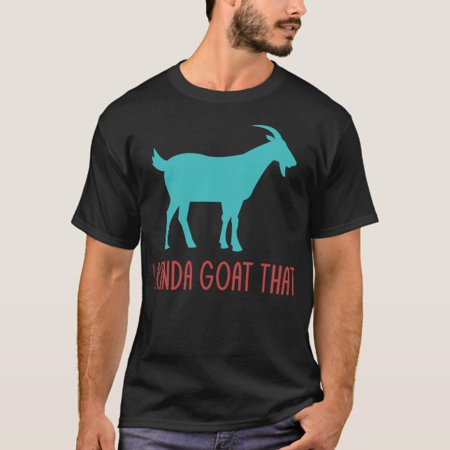 Jag gillar att Goat Älskare Pun Pappa skämt T Shirt (Framsida)