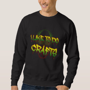 Jag gillar att göra båtar öl lång ärmad tröja