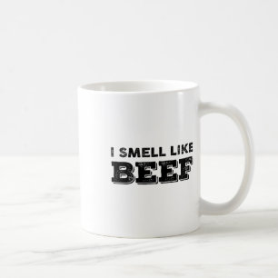 Jag gillar att kött är lustigt, att äta Kött och r Kaffemugg