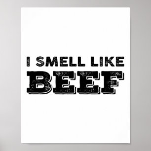 Jag gillar att kött är lustigt, att äta Kött och r Poster