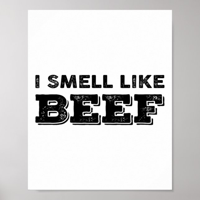 Jag gillar att kött är lustigt, att äta Kött och r Poster (Framsidan)