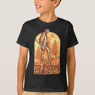 Jag gillar att såga min Sak-funne Metall-upptäckts T Shirt