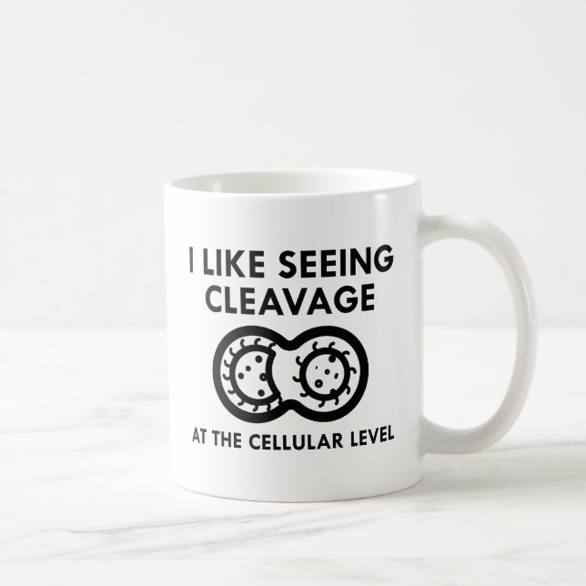Jag gillar att se Cleavage Kaffemugg (Höger)