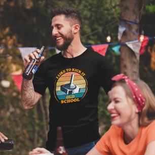 Jag gillar att sparka det Old school - roligt vide T Shirt