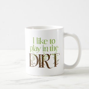 Jag gillar att spela på Dirt Funny Kaffemugg