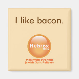 Jag gillar bacon magnet