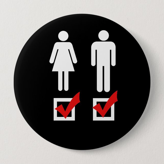 Jag gillar båda - knapp (Framsida)