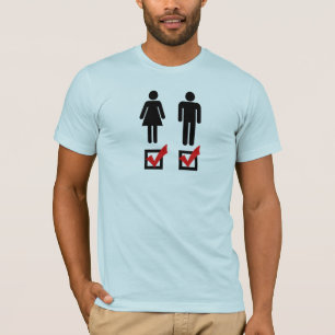 Jag gillar båda t shirt
