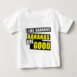 Jag gillar bananer - bananer är bra t-shirt