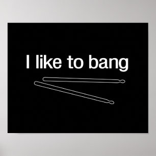 Jag gillar Bang Poster