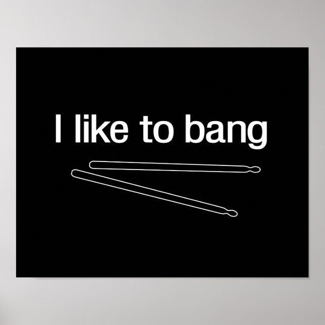 Jag gillar Bang Poster (Framsidan)