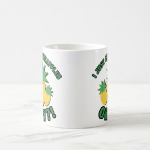 Jag gillar bara anas! kaffemugg